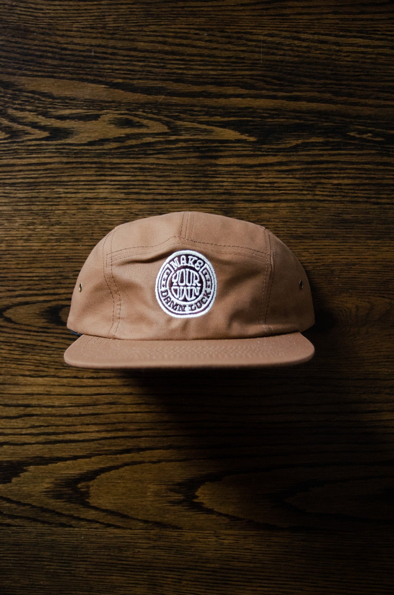 Make Your Own Damn Luck Waxed Canvas 5-Panel Hat