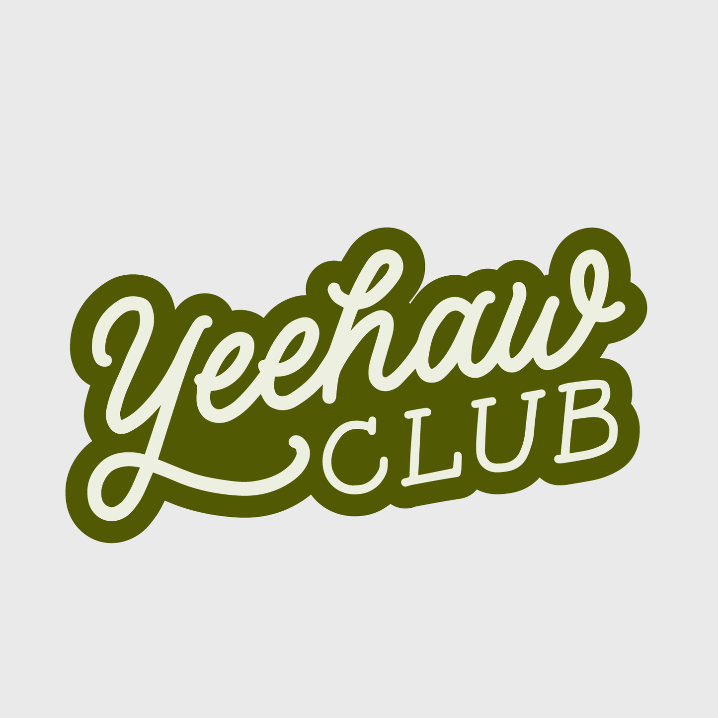 Yeehaw Club Sticker