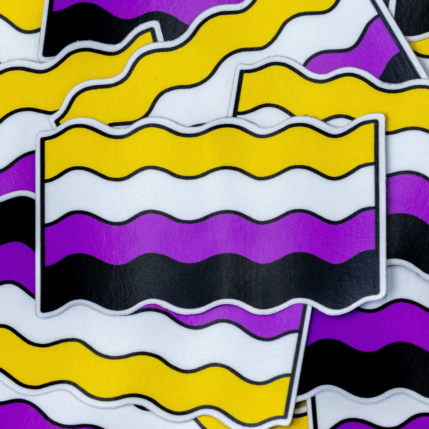 Nonbinary Flag Sticker