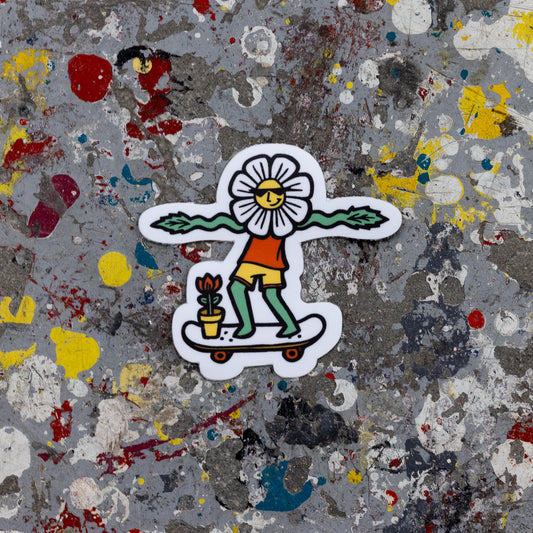 Flower Dude Sticker