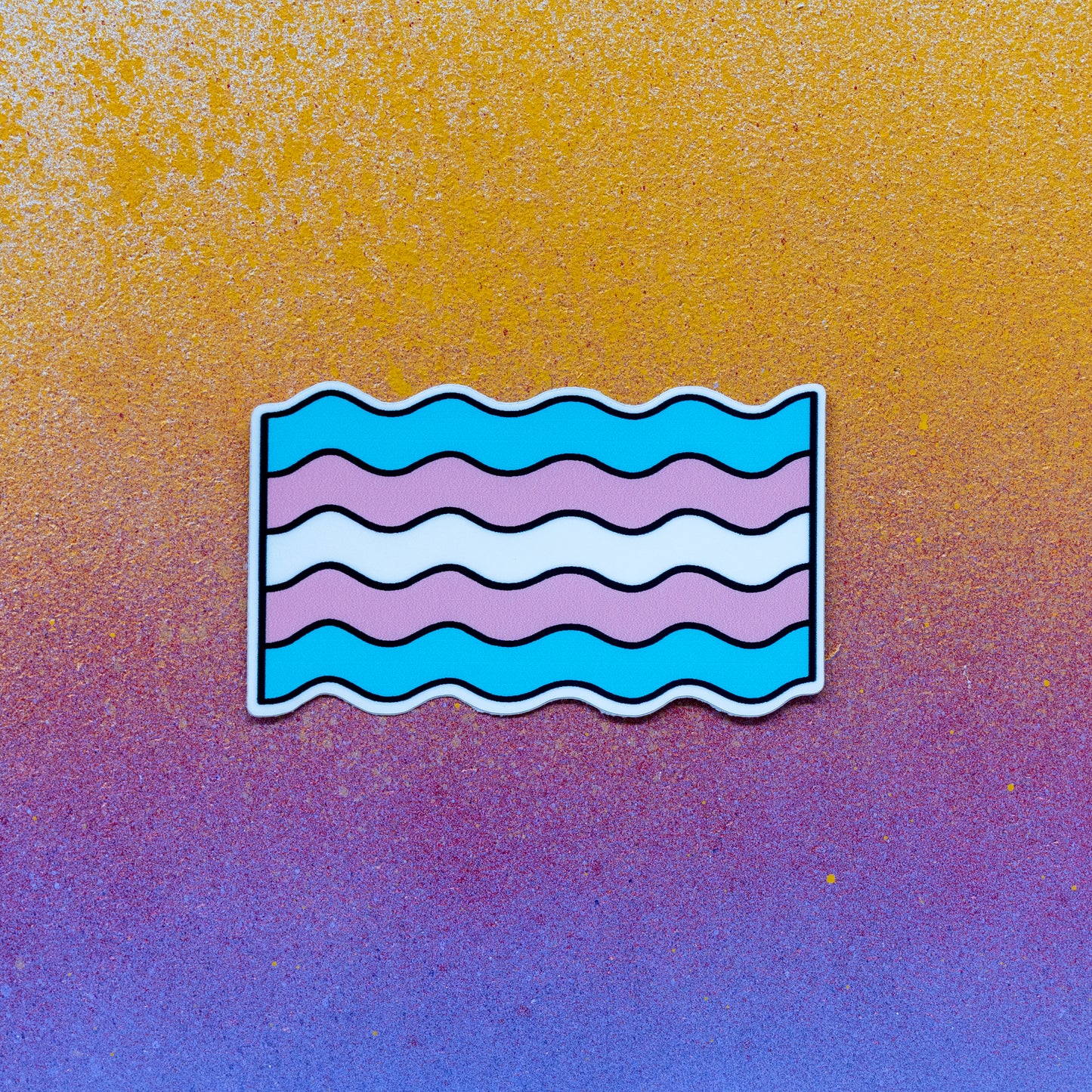 Trans Flag Sticker