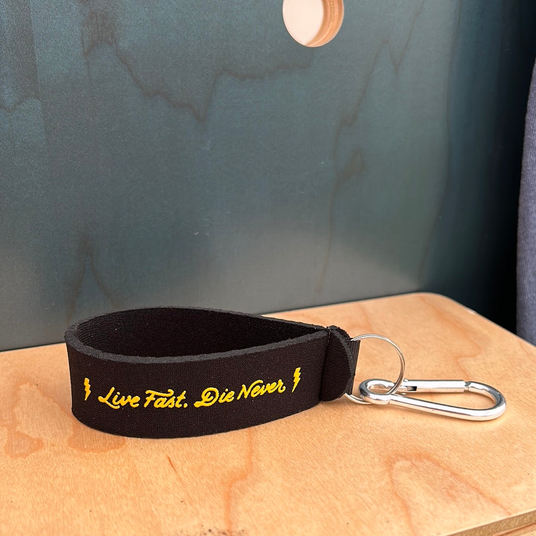 Live Fast Die Never Cup Carabiner